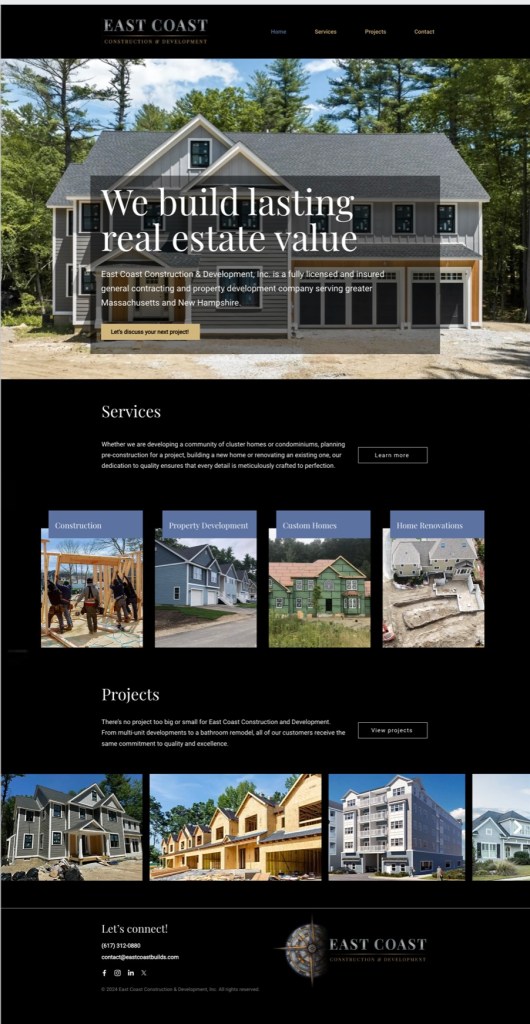East Coast Development & Construction, Inc.